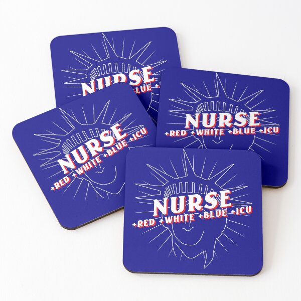 Item preview, Nurse Red White Blue ICU designed and sold by NANursing.