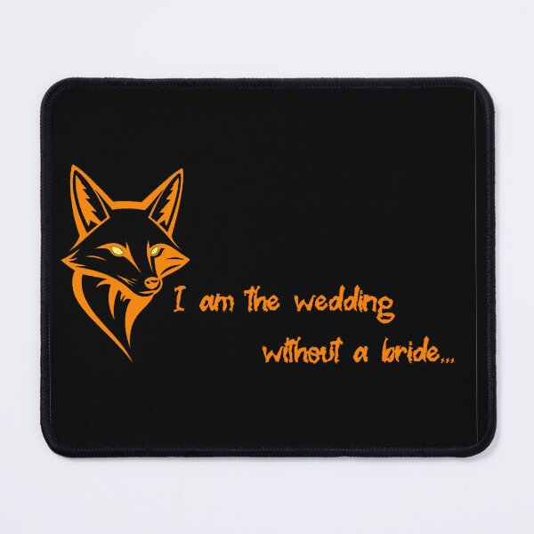 Item preview, Wedding Fox (black) designed and sold by ClassyCrap.