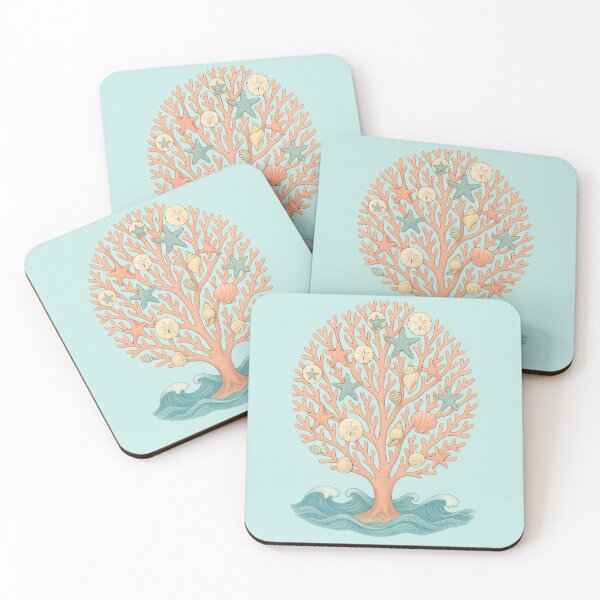 Item preview, Coral Tree of the Sea – Oceanic Nature Art designed and sold by TexasDawnDesign.