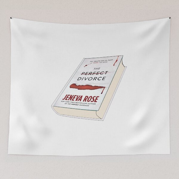 Item preview, Pegatina del libro "El divorcio perfecto" de Jeneva Rose designed and sold by baranskini.