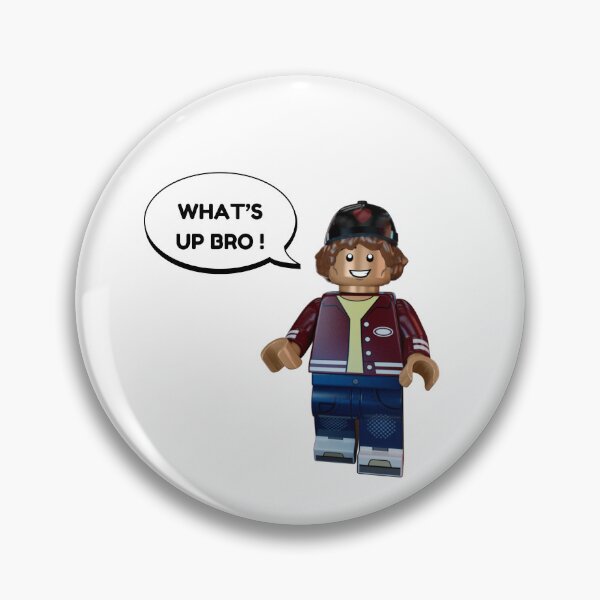 Item preview, What's up Bro! - Funny Lego Man designed and sold by Bella-Bear.