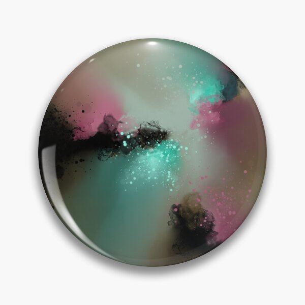 Item preview, Ethereal Burst - Turquoise Magenta Abstract designed and sold by Joey Santiago.