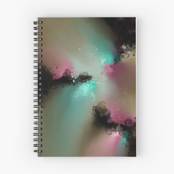 Item preview, Ethereal Burst - Turquoise Magenta Abstract designed and sold by Joey Santiago.