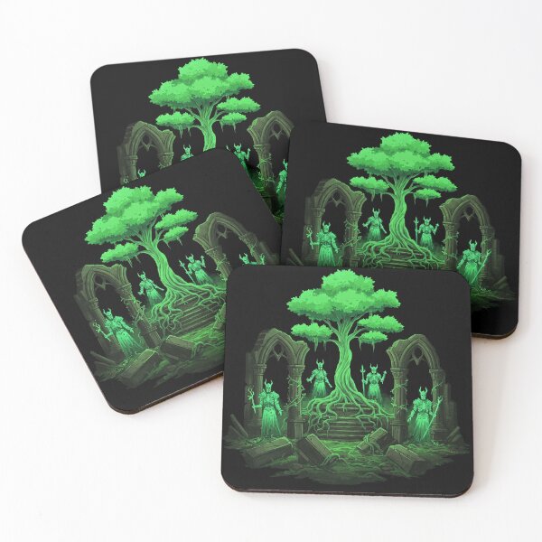 Item preview, Enchanted Tree Among Ruins designed and sold by PixCthulhu.