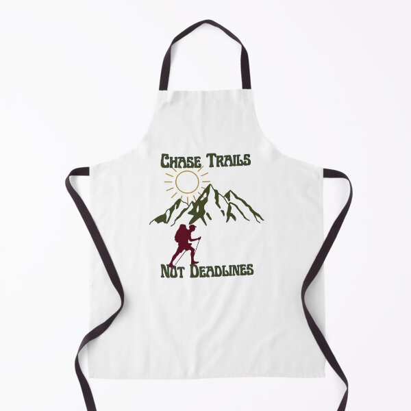 Item preview, Chase Trails Not Deadlines Hiking Nature Quote  designed and sold by Tienda-Vane.
