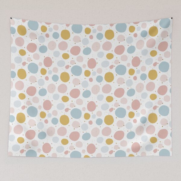 Item preview, Soft Pastel Circle Minimalist Seamless Pattern designed and sold by Moisky Patterns.
