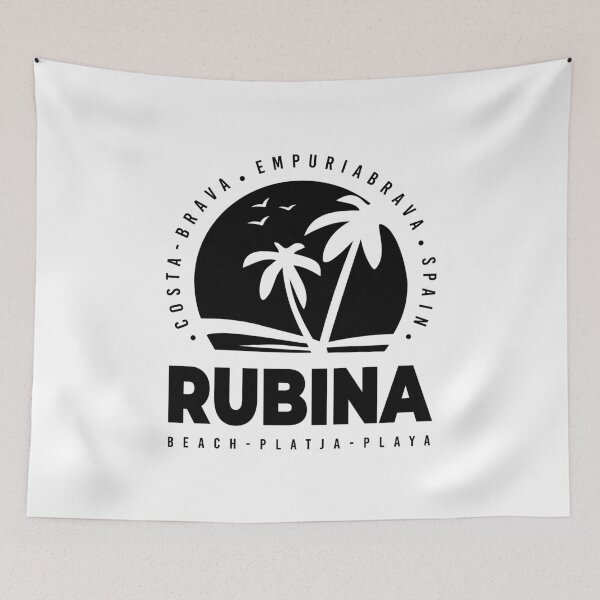 Item preview, Rubina Beach Souvenirs-Black Version designed and sold by CUBATSHIRT.