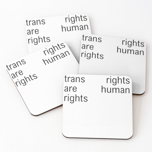 Item preview, Trans Rights Are Human Rights – Brat-Inspired Pixelated Pride Statement designed and sold by spooniecentral.