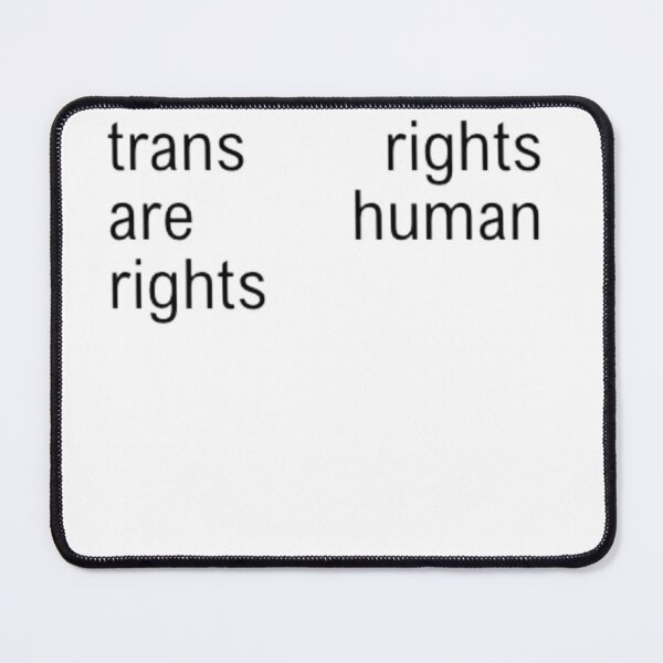 Item preview, Trans Rights Are Human Rights – Brat-Inspired Pixelated Pride Statement designed and sold by spooniecentral.