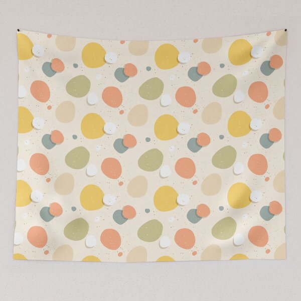 Item preview, Warm Organic Dots Minimalist Seamless Pattern designed and sold by Moisky Patterns.