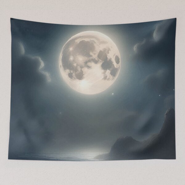 Item preview, Moonlit Stillness designed and sold by AbstractAnom.