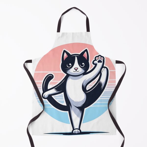Item preview, Cute Yoga Cat – Funny Zen Cat Illustration for T-Shirts, Stickers & Gifts designed and sold by Glitchloom.