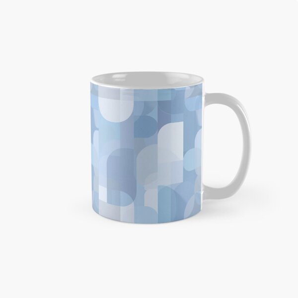 Item preview, Blue Geometric Overlap Minimalist Seamless Pattern designed and sold by Moisky Patterns.