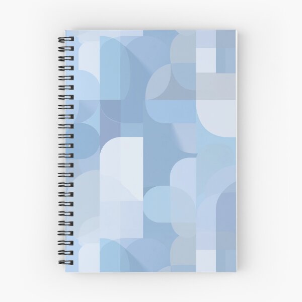 Item preview, Blue Geometric Overlap Minimalist Seamless Pattern designed and sold by Moisky Patterns.