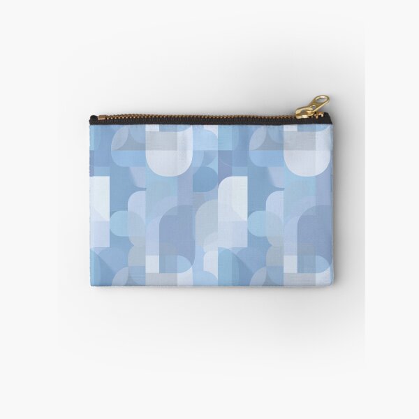 Item preview, Blue Geometric Overlap Minimalist Seamless Pattern designed and sold by Moisky Patterns.