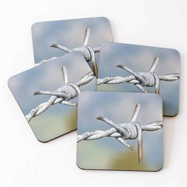Item preview, Barbed fence – symbol of border and freedom at the same time designed and sold by beatbieri.ch.