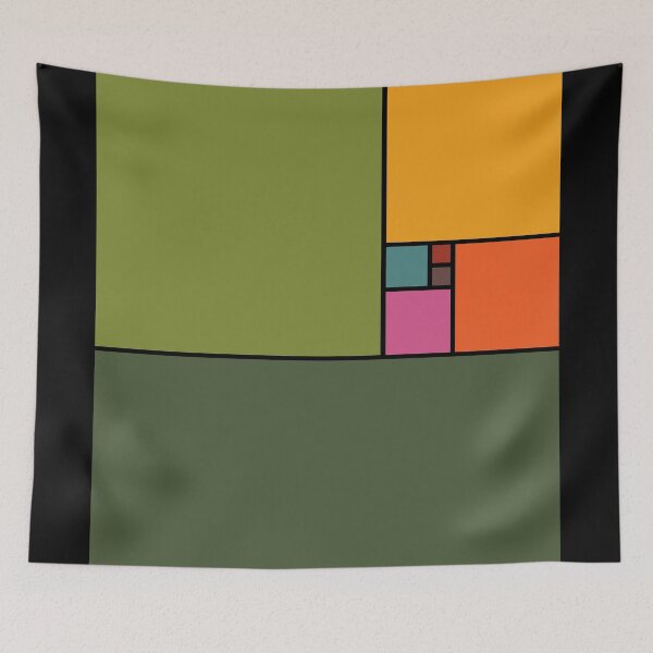 Item preview, Fibonacci Squares v.4 designed and sold by x1brett.