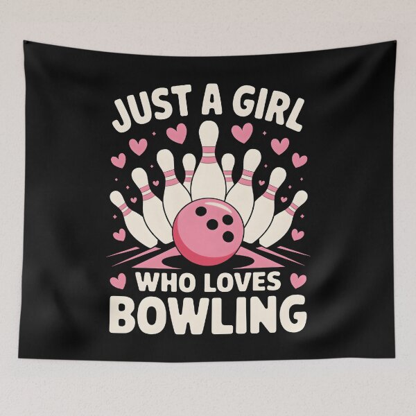 Item preview, Just a girl who loves Bowling designed and sold by BuxomBabe21.