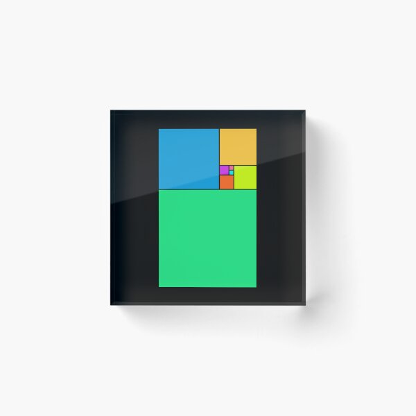 Item preview, Fibonacci Squares v.5 designed and sold by x1brett.