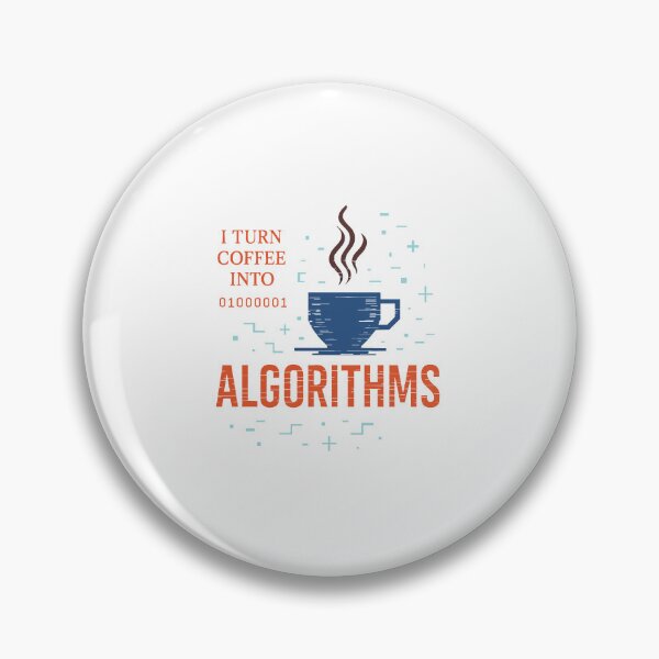 Item preview, I Turn Coffee Into Algorithms – Tech & Coffee Lovers Design designed and sold by Manyface Artistry.