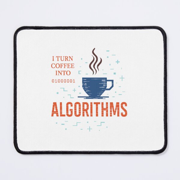Item preview, I Turn Coffee Into Algorithms – Tech & Coffee Lovers Design designed and sold by Manyface Artistry.