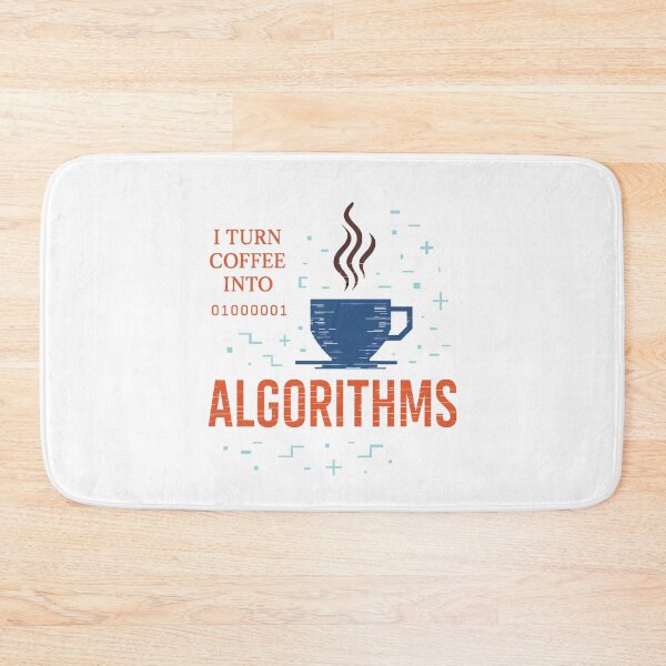 Item preview, I Turn Coffee Into Algorithms – Tech & Coffee Lovers Design designed and sold by Manyface Artistry.
