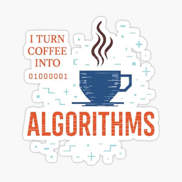 Artikel-Vorschau von Ich verwandle Kaffee in Algorithmen – Tech & Coffee Lovers Design, designt und verkauft von Manyface Artistry.