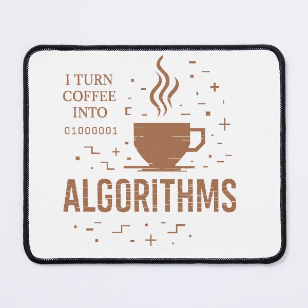 Item preview, I Turn Coffee Into Algorithms – Tech & Coffee Lovers Design designed and sold by Manyface Artistry.