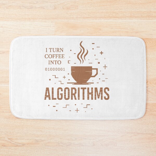 Item preview, I Turn Coffee Into Algorithms – Tech & Coffee Lovers Design designed and sold by Manyface Artistry.