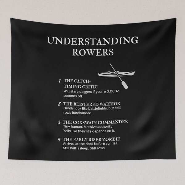 Item preview, Understanding Rowers – Funny Crew Life Definitions – Black designed and sold by PsyFlow35.