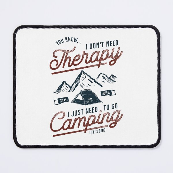 Item preview, Therapy Camping designed and sold by VibeTCreations.