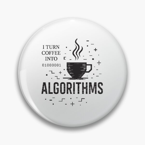 Artikelvorschau, Ich verwandle Kaffee in Algorithmen – Tech & Coffee Lovers Design entworfen und verkauft von Manyface Artistry.