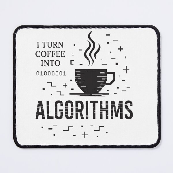 Item preview, I Turn Coffee Into Algorithms – Tech & Coffee Lovers Design designed and sold by Manyface Artistry.