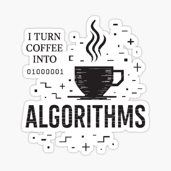 Artikel-Vorschau von Ich verwandle Kaffee in Algorithmen – Tech & Coffee Lovers Design, designt und verkauft von Manyface Artistry.