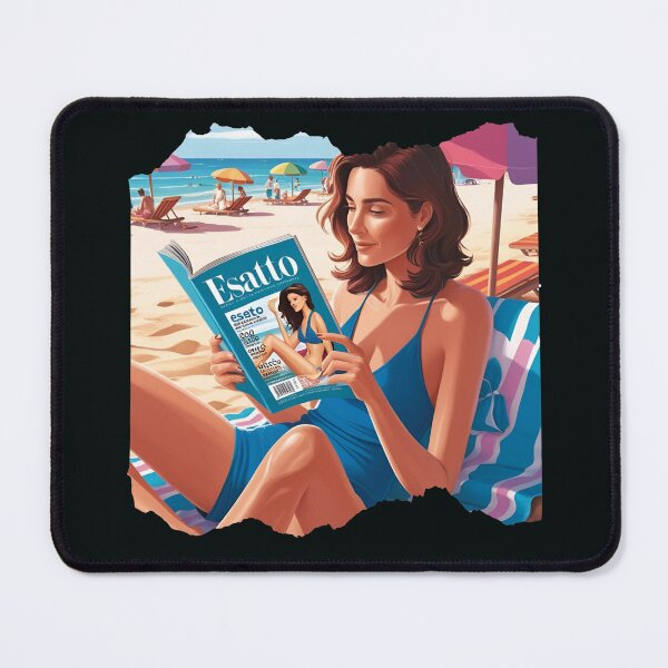 Item preview, Girl on the beach - Chill Summer Vibes with Italian Style designed and sold by Esatto Style.