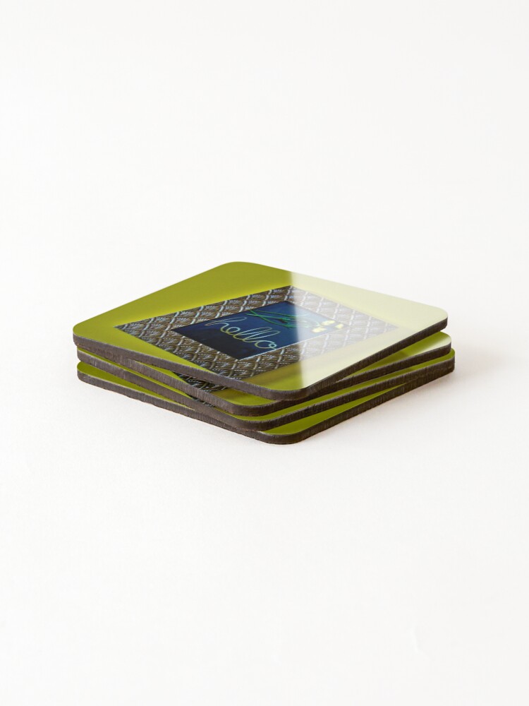 Thumbnail 4 of 5, Coasters (Set of 4), Hello Spring designed and sold by ART22.