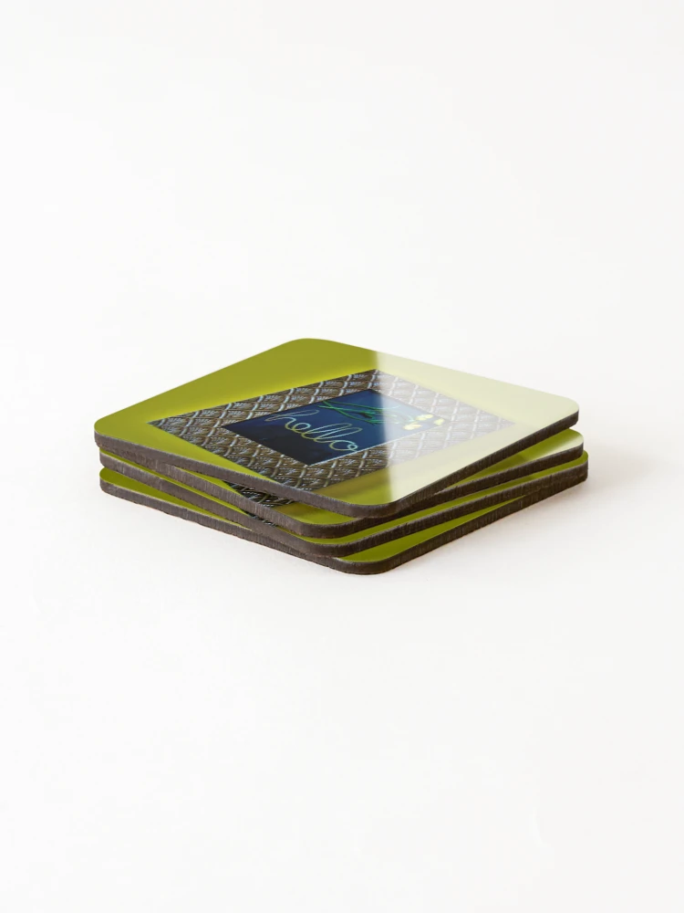 Thumbnail 4 of 5, Coasters (Set of 4), Hello Spring designed and sold by ART22.