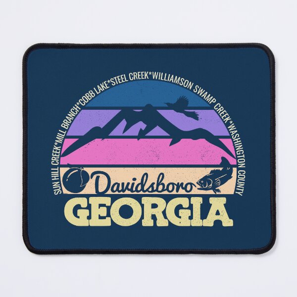 Item preview, Davidsboro Georgia Sunset Retro Vintage Local Pride Logo designed and sold by CRHPOD20.
