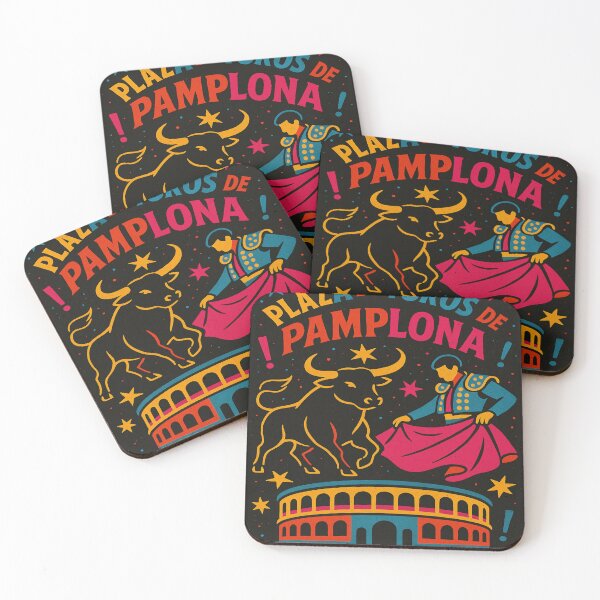Item preview, Plaza de Toros de Pamplona – Bold Pop Art Bullfight Design designed and sold by StudioCultura.