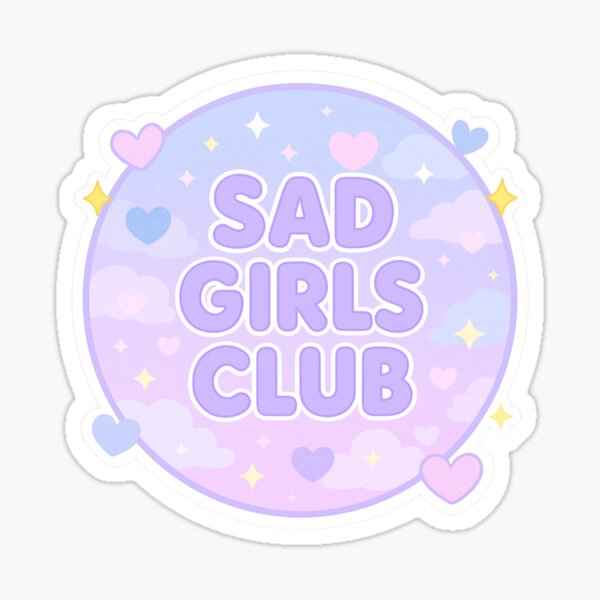 Item preview, Sad Girls Club Clouds designed and sold by WheelandFeels.