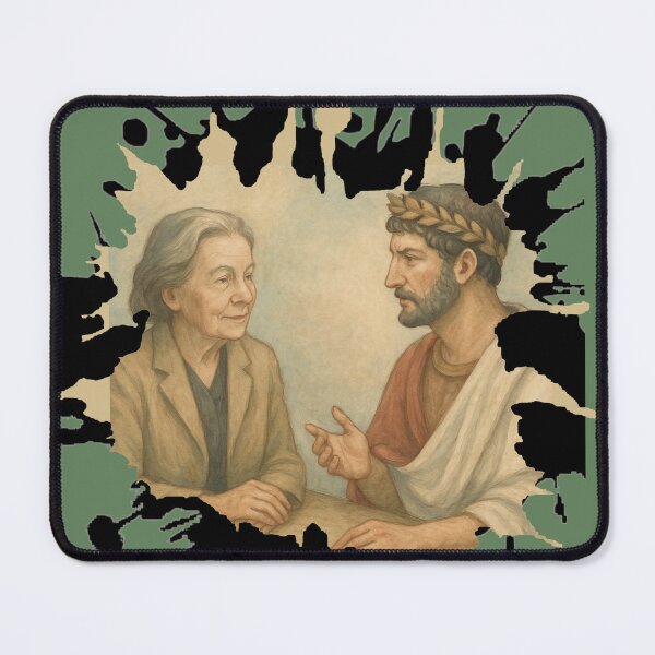Item preview, Marguerite talks with Adriano designed and sold by painterfrank.