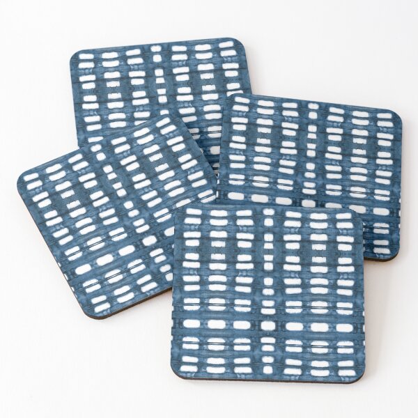 Item preview, Leather Indigo Shibori designed and sold by Nina May Designs.
