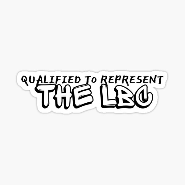Item preview, THE LBC designed and sold by stickerlocal.