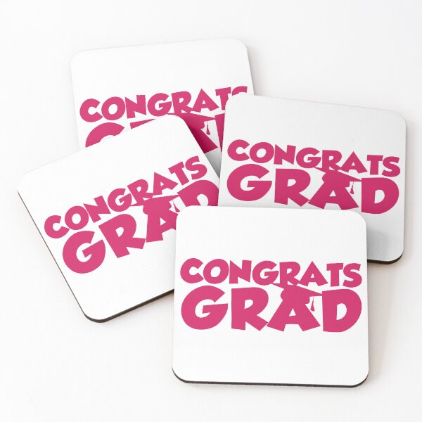 Item preview, Congrats Grad Pink designed and sold by Designed By Rachel.