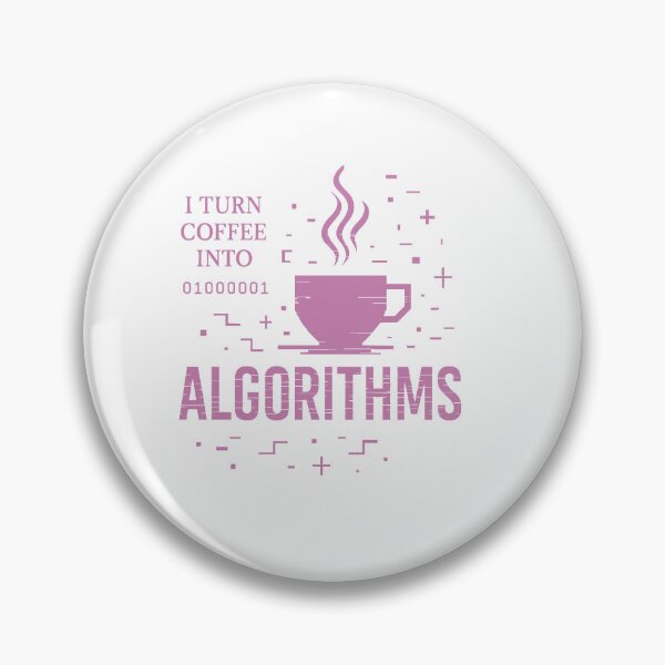 Item preview, I Turn Coffee Into Algorithms – Tech & Coffee Lovers Design designed and sold by Manyface Artistry.