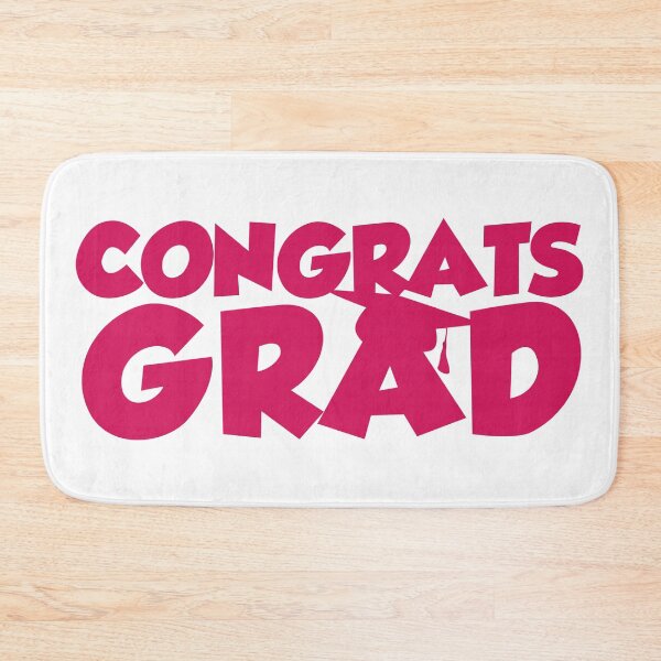 Item preview, Congrats Grad Pink designed and sold by Designed By Rachel.
