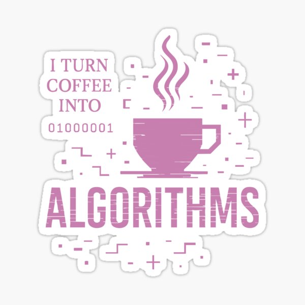 Artikel-Vorschau von Ich verwandle Kaffee in Algorithmen – Tech & Coffee Lovers Design, designt und verkauft von Manyface Artistry.