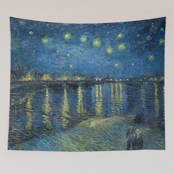Item preview, Van Gogh's "Starry Night Over the Rhône" (1888): A Vision of Cosmic Wonder designed and sold by stevepmp.