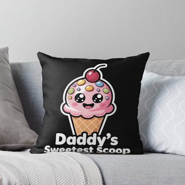Item preview, Fathers Day Ice Cream Toddler Girl Scoop Daddy Pink designed and sold by clothesy7.