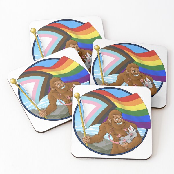 Item preview, Wild Lands Avenger Pride Flag Edition (Progress Pride) designed and sold by Dead Possum Designs.